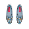 Blue Round Toe Shoe Good morning