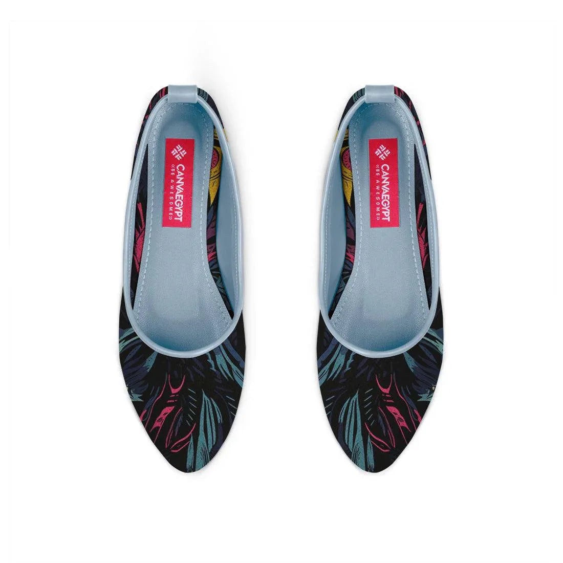 Blue Round Toe Shoe Growing - CANVAEGYPT