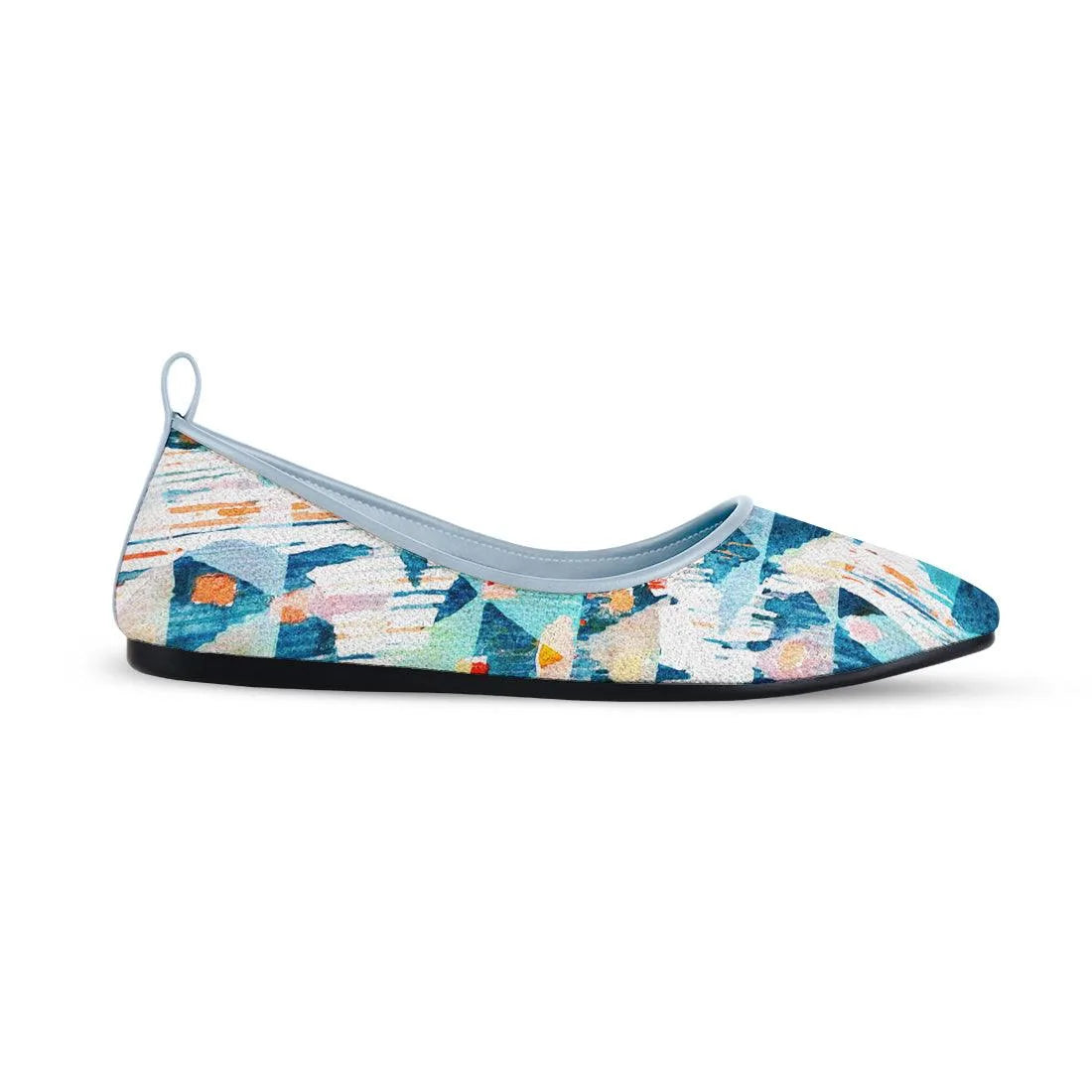 Blue Round Toe Shoe Happy blue - CANVAEGYPT