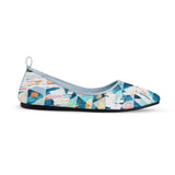 Blue Round Toe Shoe Happy blue - CANVAEGYPT