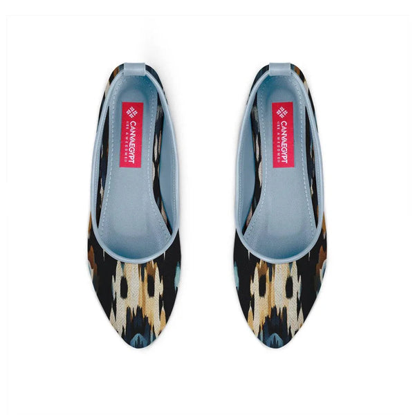Blue Round Toe Shoe Hazy - CANVAEGYPT
