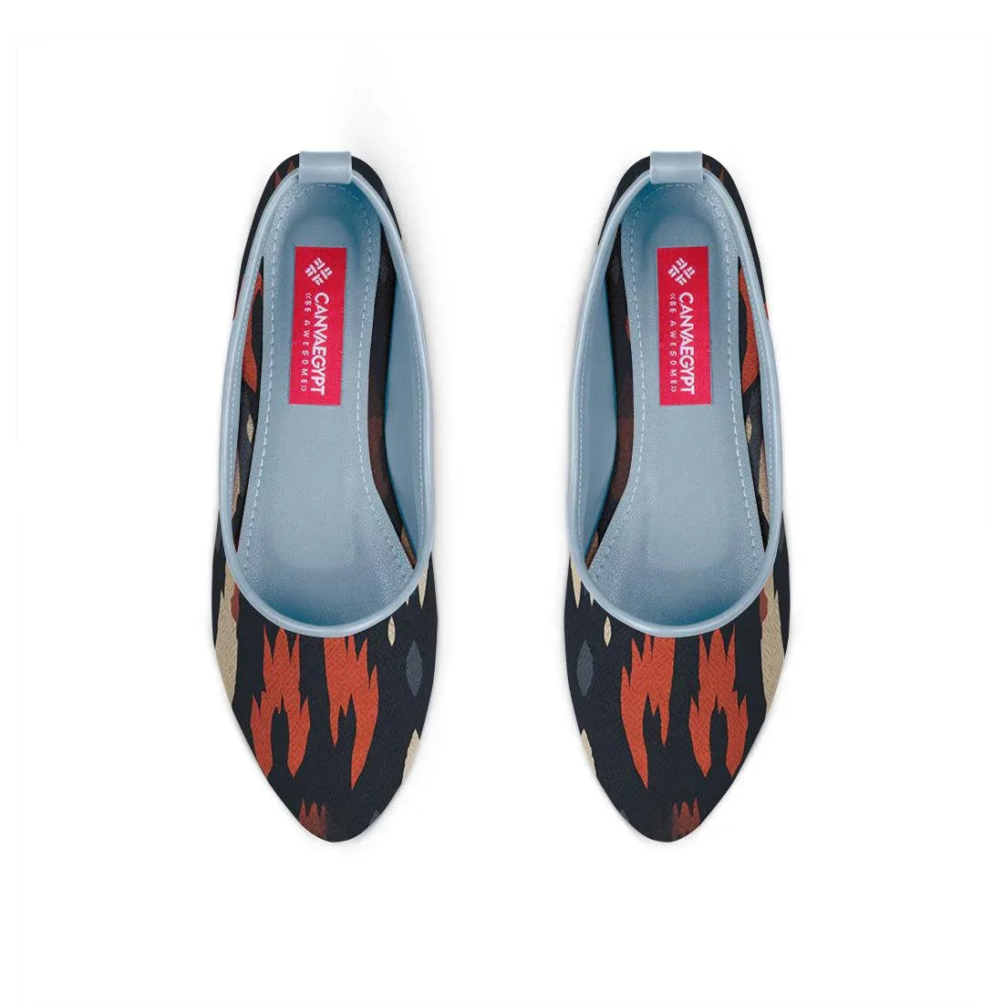 Blue Round Toe Shoe Kindle - CANVAEGYPT