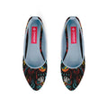 Blue Round Toe Shoe Looming
