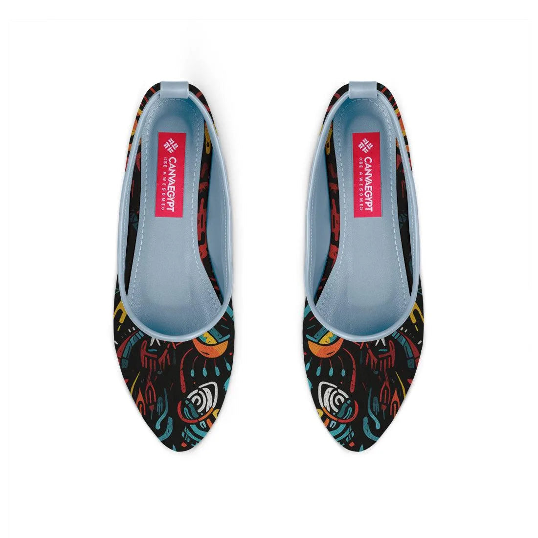 Blue Round Toe Shoe Looming - CANVAEGYPT