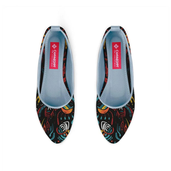 Blue Round Toe Shoe Looming - CANVAEGYPT