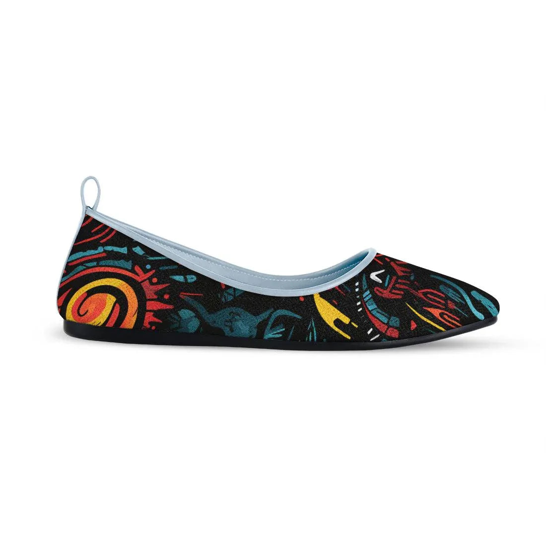 Blue Round Toe Shoe Looming - CANVAEGYPT