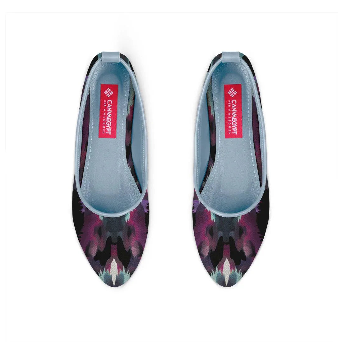 Blue Round Toe Shoe Orbs - CANVAEGYPT