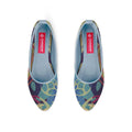 Blue Round Toe Shoe Sea Herbs