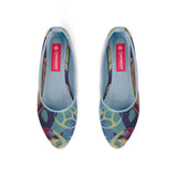 Blue Round Toe Shoe Sea Herbs - CANVAEGYPT