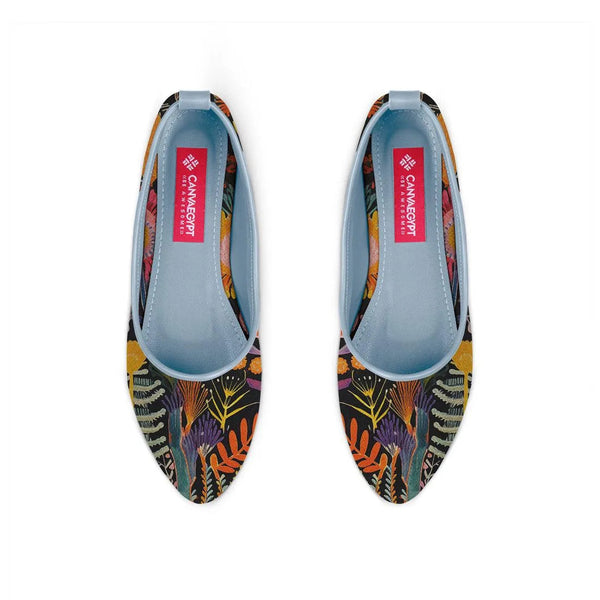 Blue Round Toe Shoe Sea Life - CANVAEGYPT