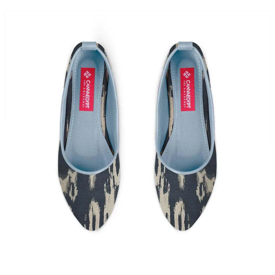 Blue Round Toe Shoe Smoggy - CANVAEGYPT