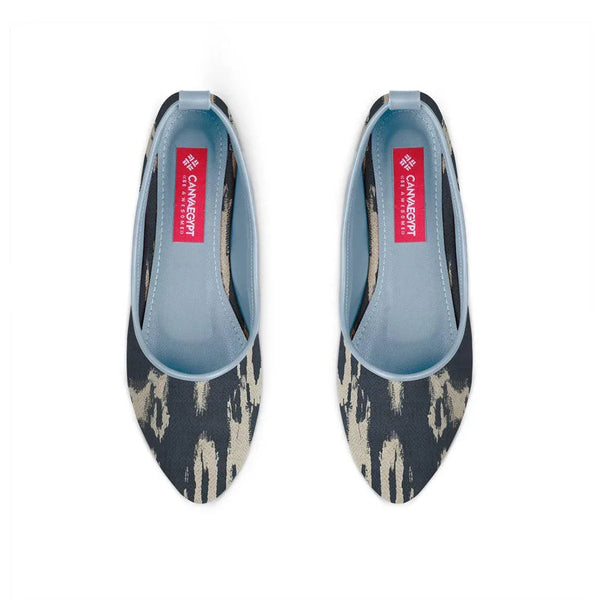 Blue Round Toe Shoe Smoggy - CANVAEGYPT