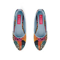 Blue Round Toe Shoe Splash
