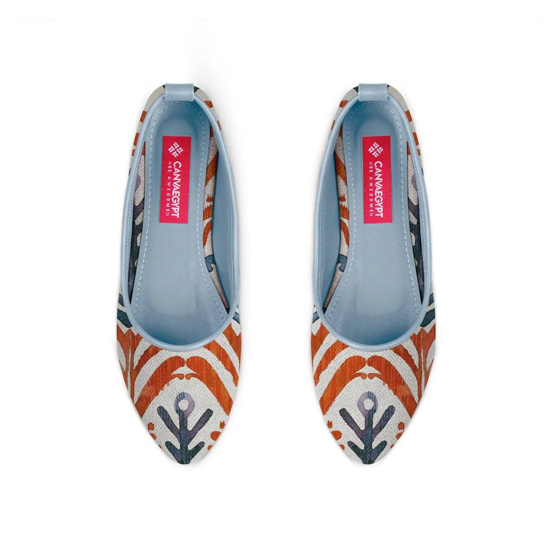 Blue Round Toe Shoe Sri lanka - CANVAEGYPT