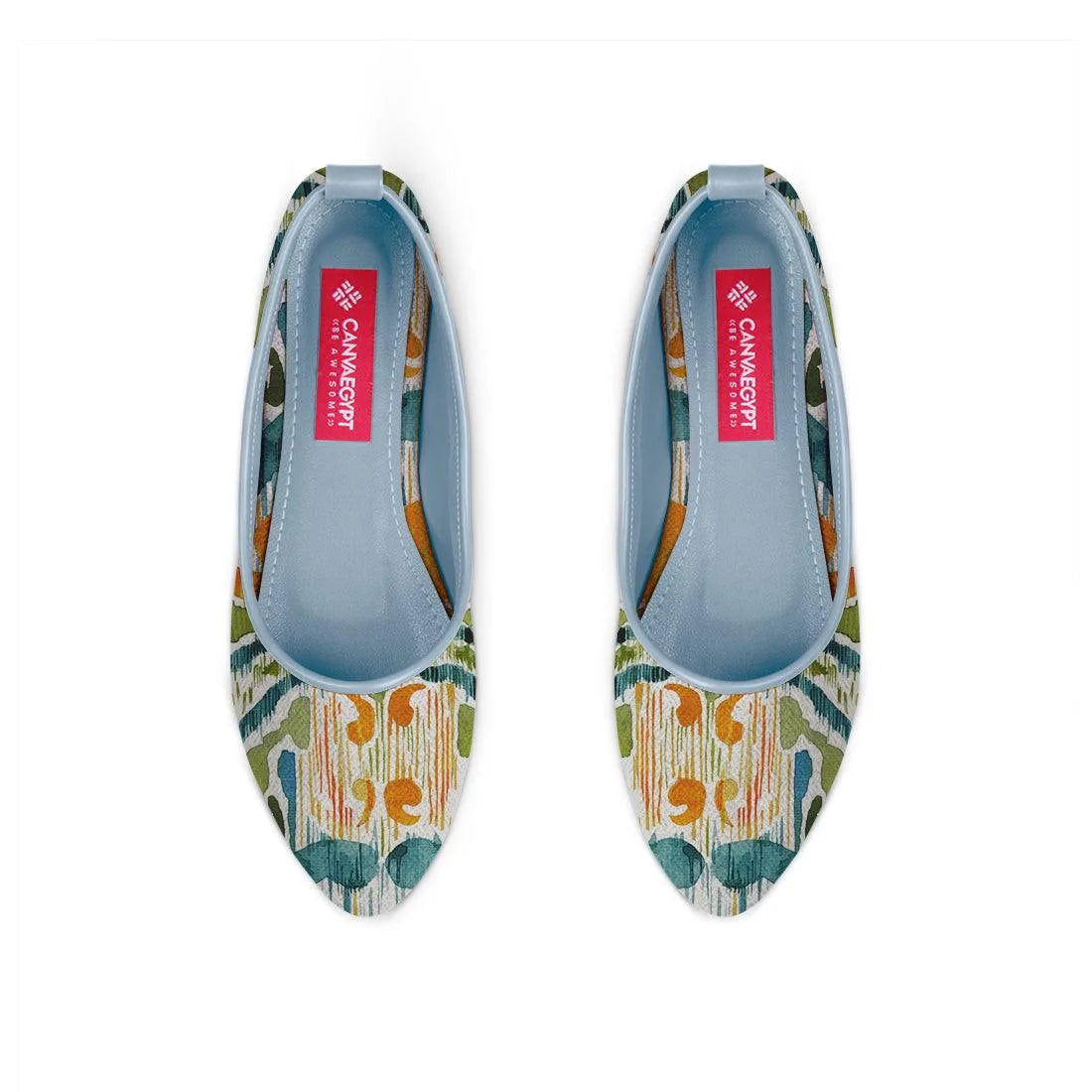 Blue Round Toe Shoe Sugarsnap - CANVAEGYPT