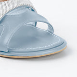 Blue Split Slipper Lines Colors