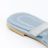 Blue Split Slipper Lines Colors