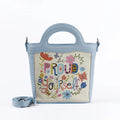 Blue Top Handle Handbag Be Proud of Yourself