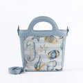 Blue Top Handle Handbag Underwater