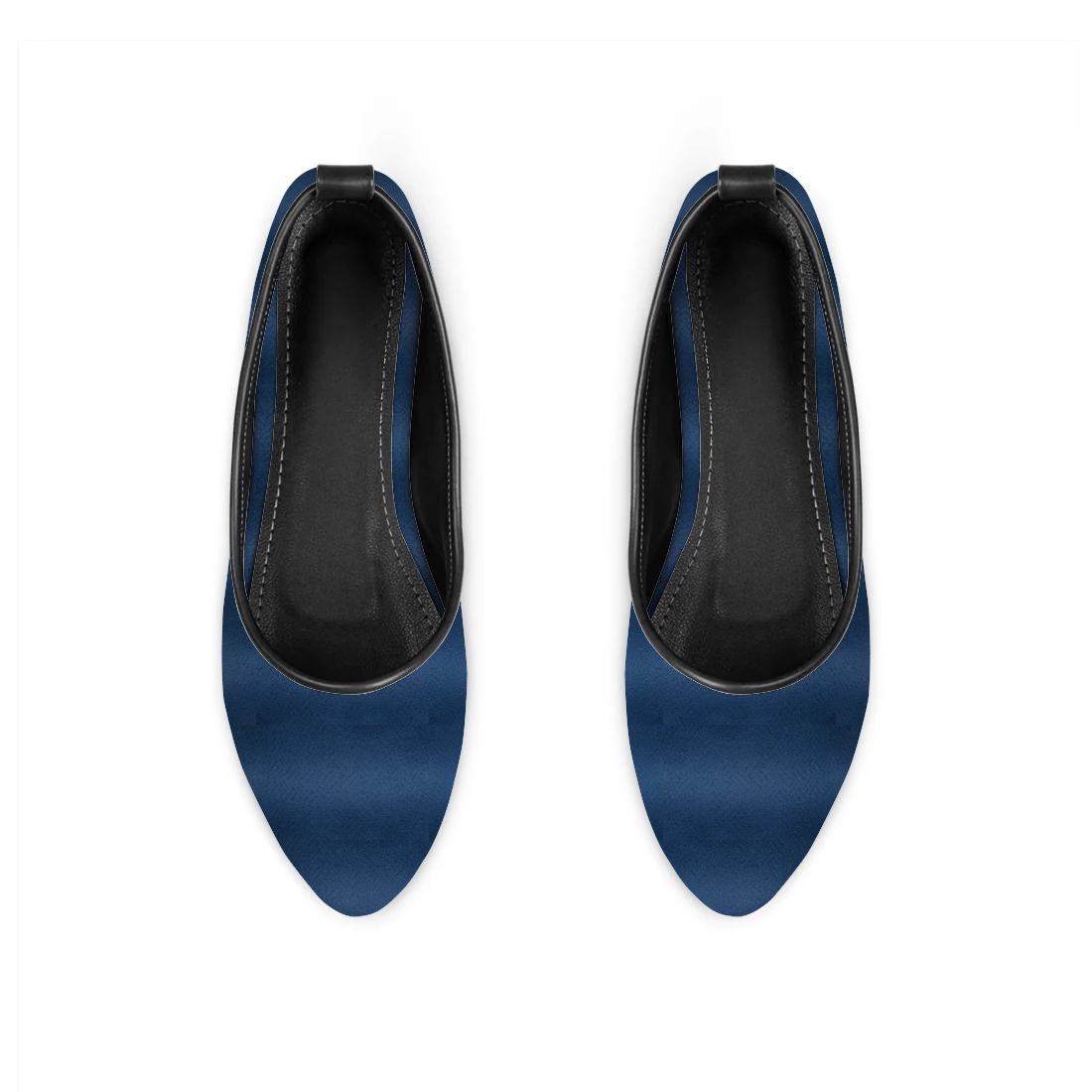 Blue waves design printed on a footwear — ECADRA