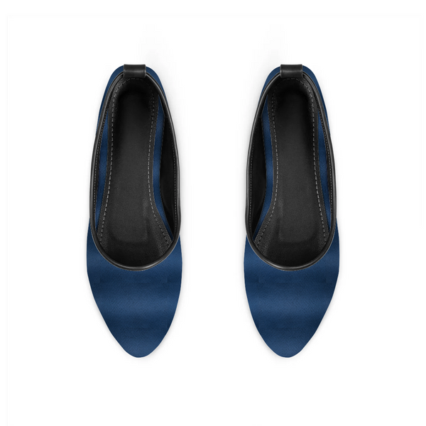 Blue waves design printed on a footwear — ECADRA