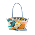 Blue Wide Tote Bag Brushes