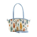 Blue Wide Tote Bag Brushes Spots