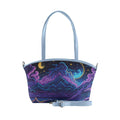 Blue Wide Tote Bag Moonlit