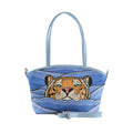 Blue Wide Tote Bag Sea tiger