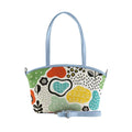 Blue Wide Tote Bag Shapes