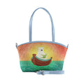 Blue Wide Tote Bag Summer time