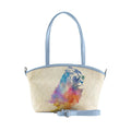 Blue Wide Tote Bag Sunny Lion