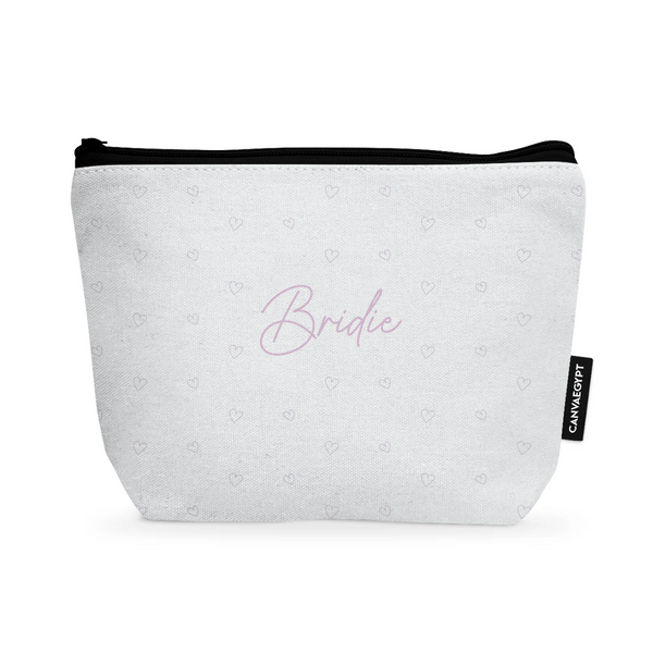 Blushing Bride Makeup Bag – شنطة ميكب بتصميم فني – ECADRA