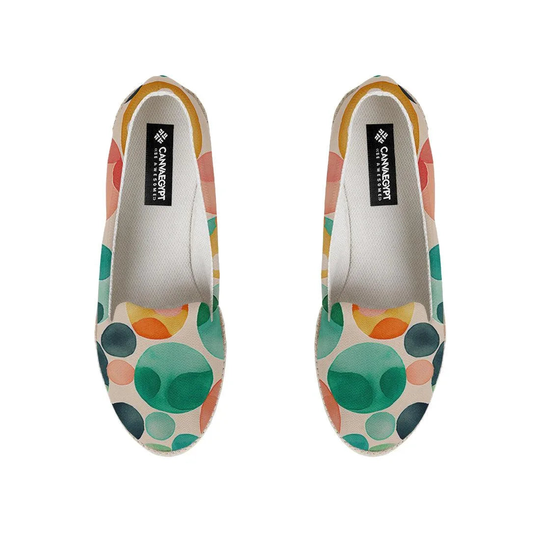 Bright Circles Nook Espadrille - CANVAEGYPT