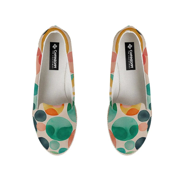 Bright Circles Nook Espadrille - CANVAEGYPT