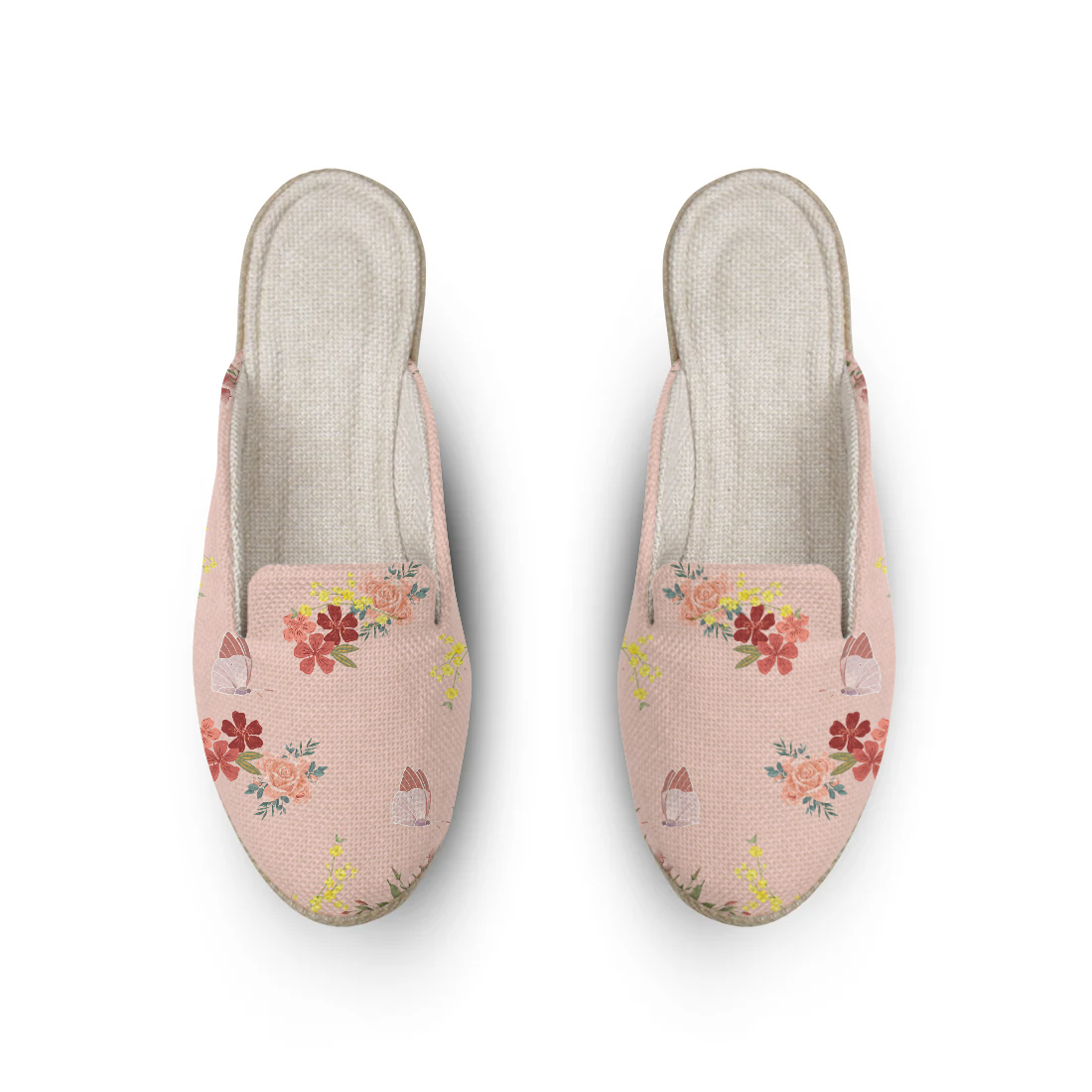 Butterfly design printed on a footwear — ECADRA