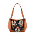 Leather Tote Bag Eye of the Storm