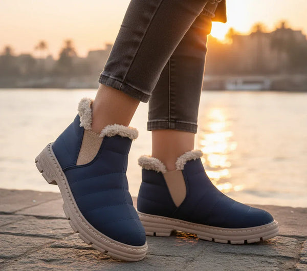 Cozy Step Winter Bootie Dark Blue - 1