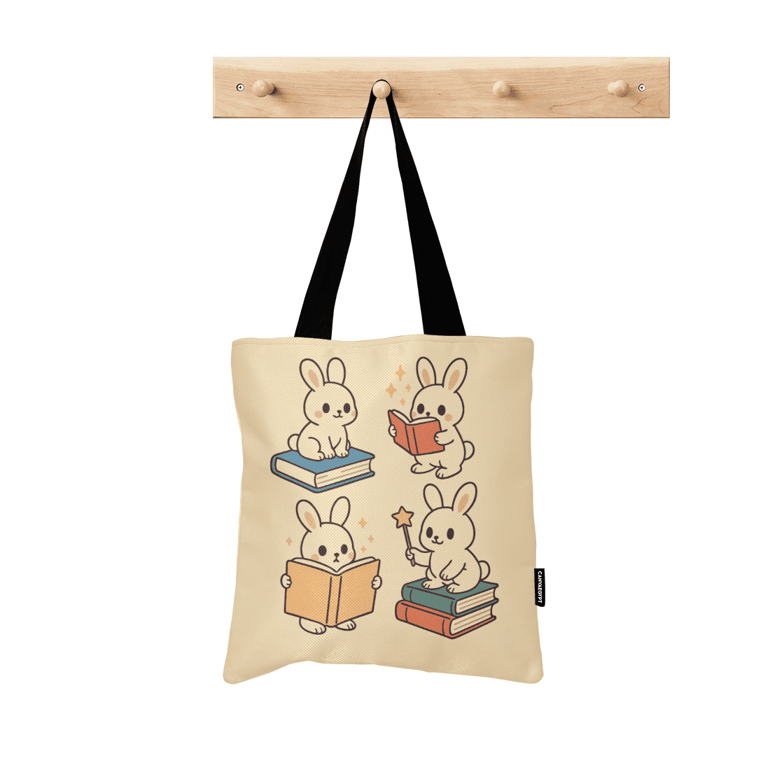 ToteBag Magical Bunnies Books - 1