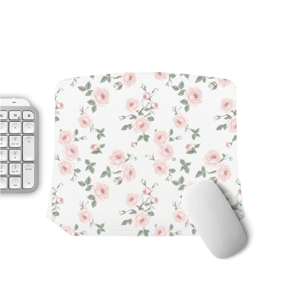 Pixel Pad Vintage Pink Rose Shabby Chic Floral Seamless Pattern - 1