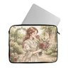 Laptop Sleeve Aesthetic Victorian Rose Garden Watercolor Print