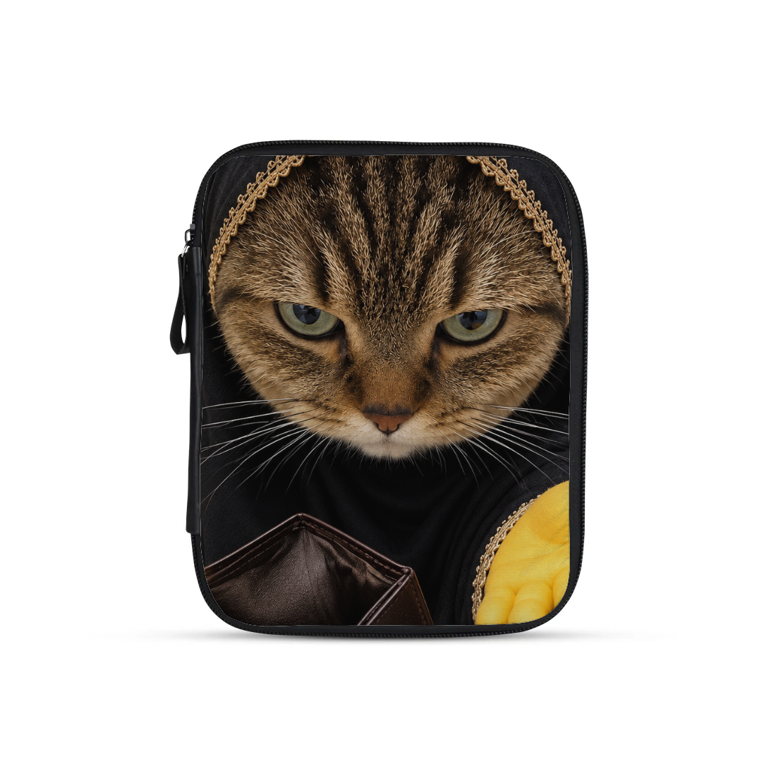 Catmonee design printed on a tablet sleeves — ECADRA