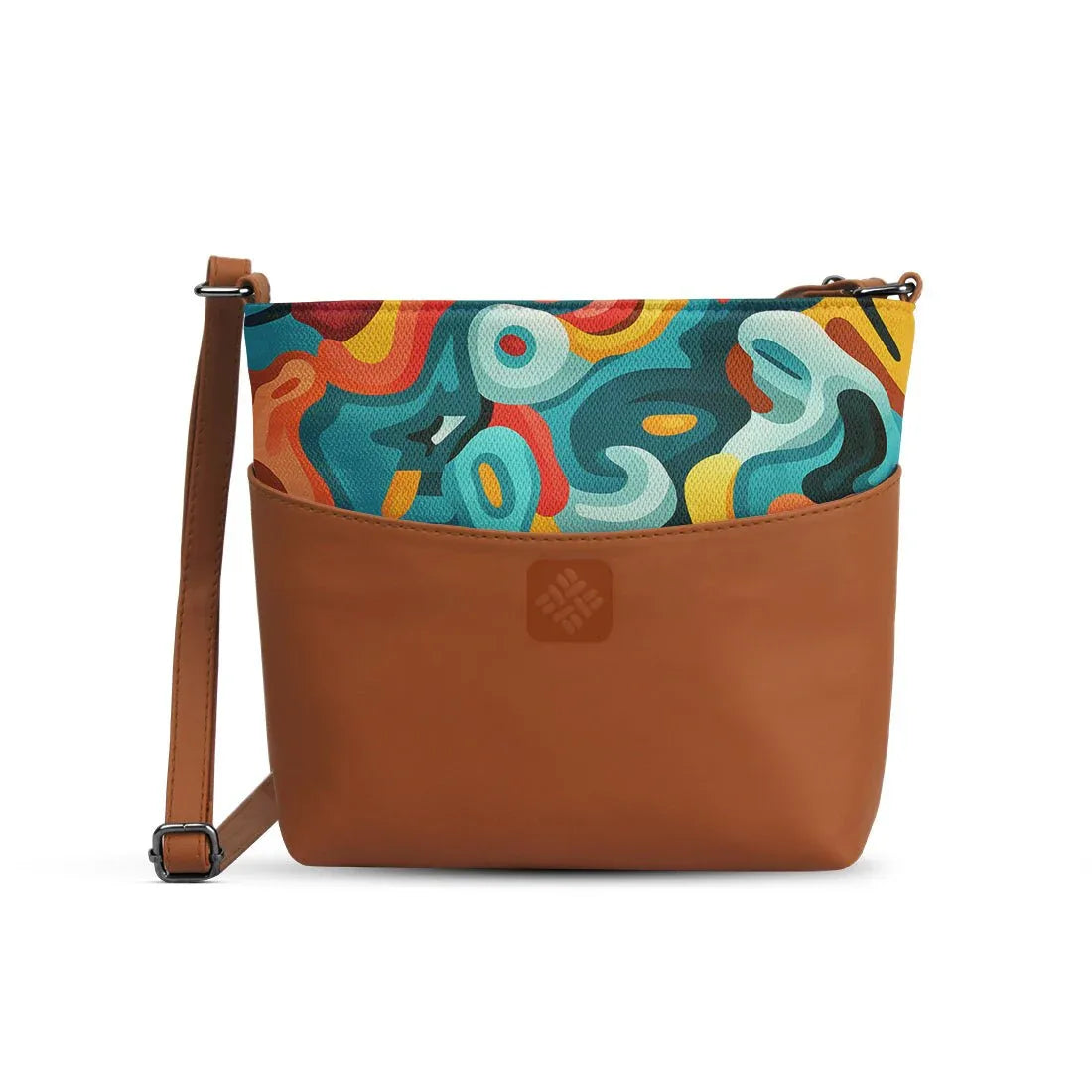 Chic Essentials Crossbody Retro Psychedelia - CANVAEGYPT