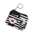 Coin Pocket Black And White Girl