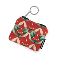 Coin Pocket Christmas Red