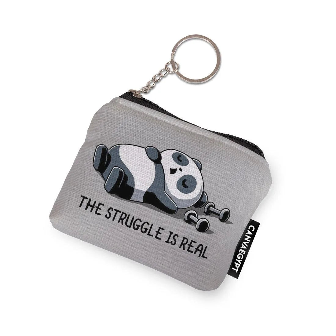 Coin Pocket Panda The Struggle Is Real - CANVAEGYPT