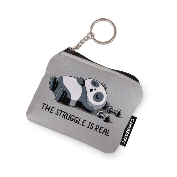 Coin Pocket Panda The Struggle Is Real - CANVAEGYPT