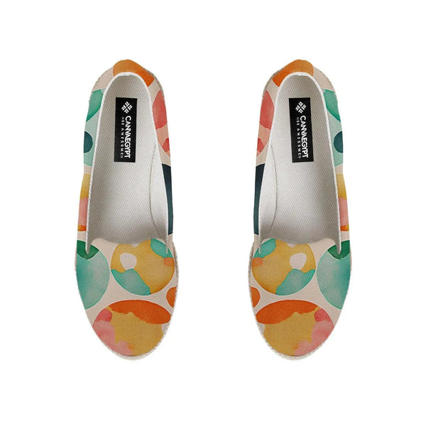 Colorful Circles Nook Espadrille - CANVAEGYPT