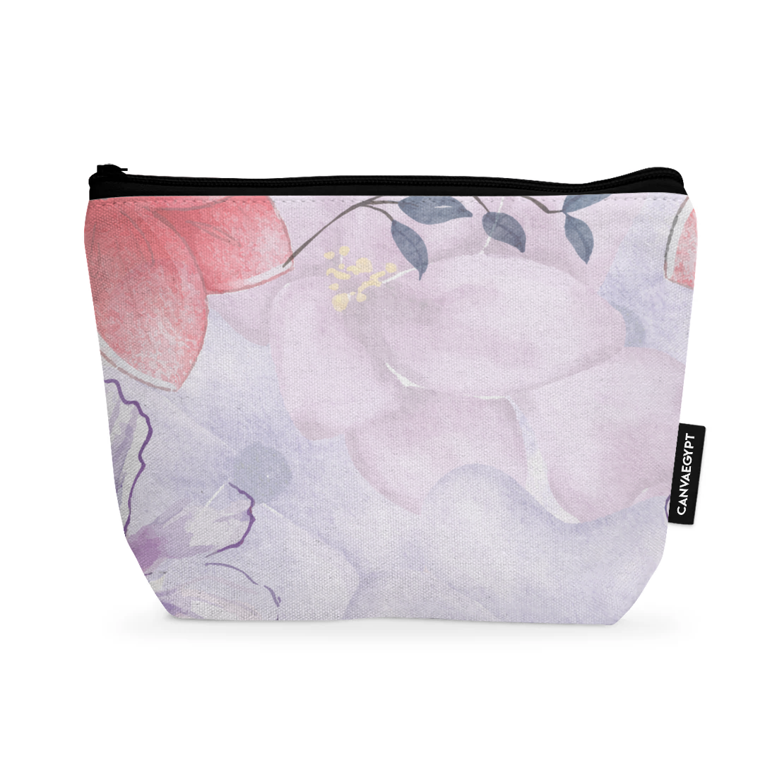 Colorful floral pouch design printed on a pouches & cases — ECADRA