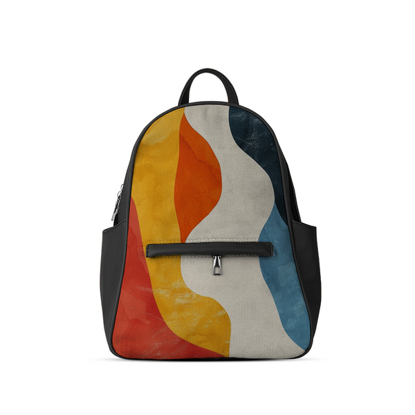 Colorful River design printed on a backpacks — ECADRA